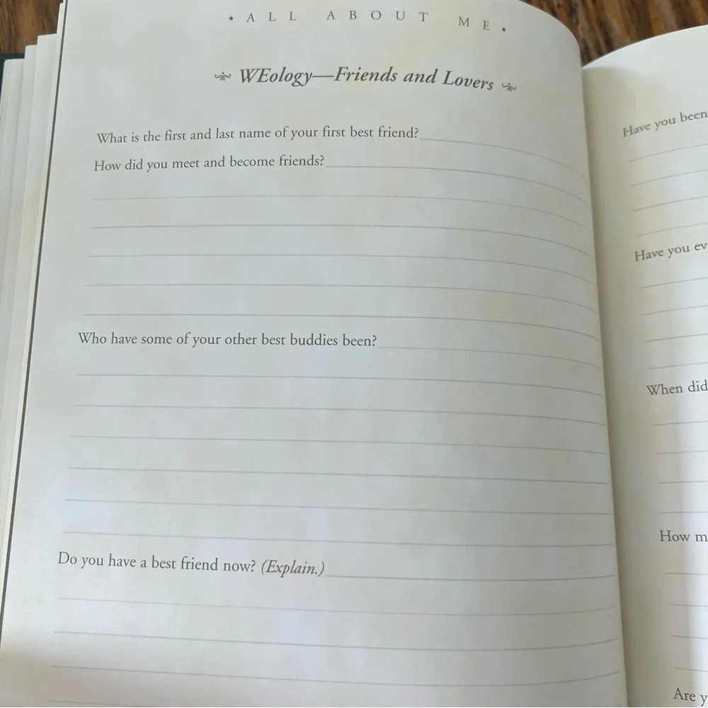 The Book of Me—A Do-It-Yourself Memoir